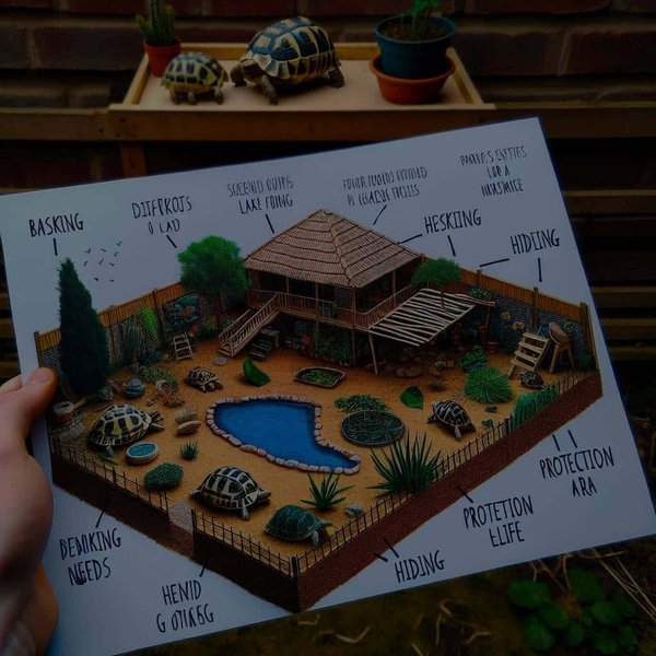 Quels facteurs prendre en compte lors de la construction d'un habitat extérieur pour des tortues grecques ?